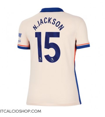 Chelsea Nicolas Jackson #15 Seconda Maglia Femmina 2024-25 Manica Corta